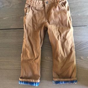 Carhartt flannel lined original dungaree.